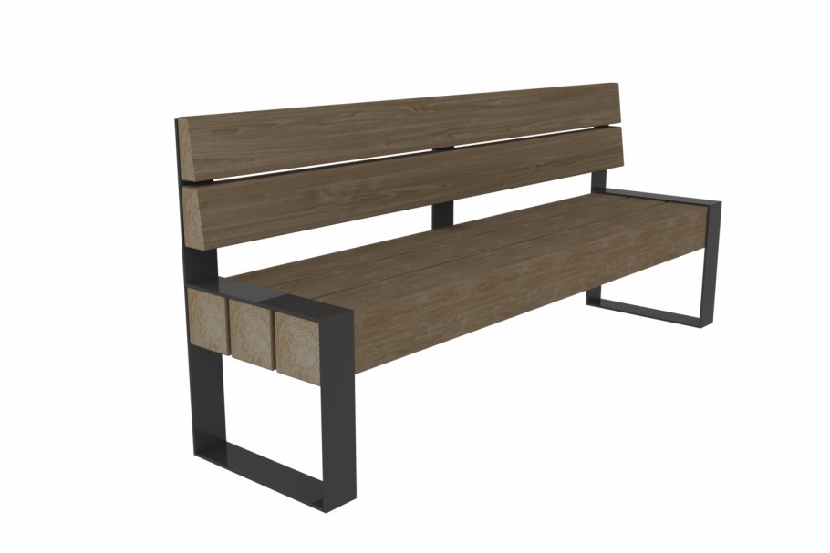 Скамья со спинкой sk 065-01