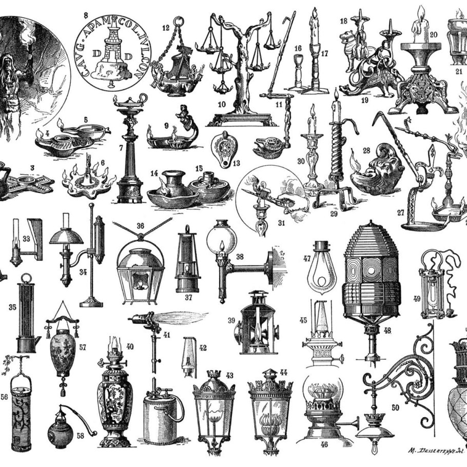 Свечной фонарь 19 век