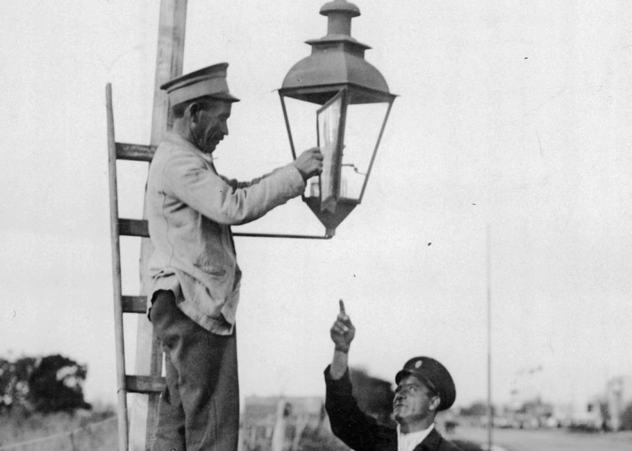 Ночь улица фонарь