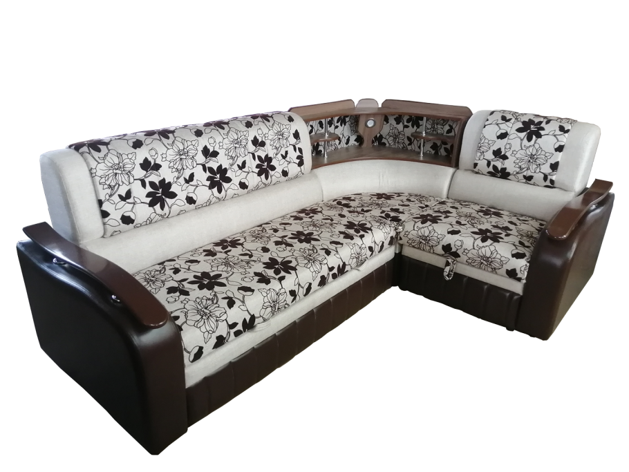 Угловые диваны Мальта рогожка