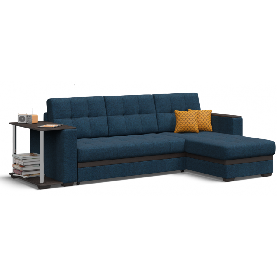 Диван Атланта Люкс рогожка Malmo синий