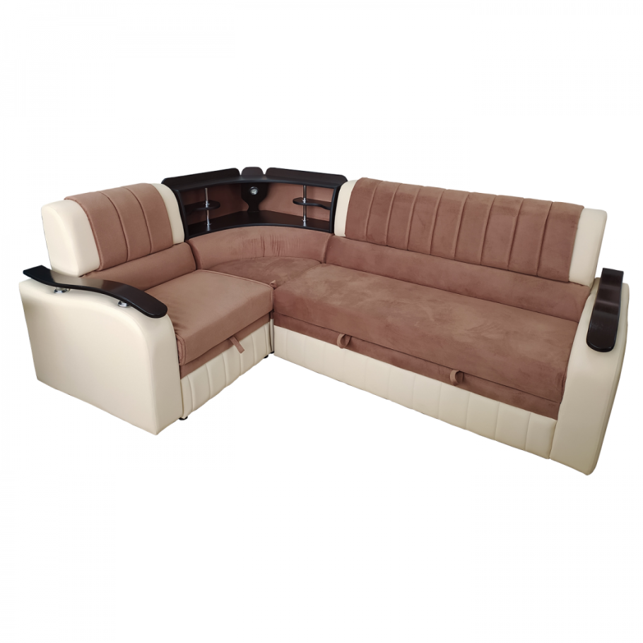 Диван Мальта угловой с баром