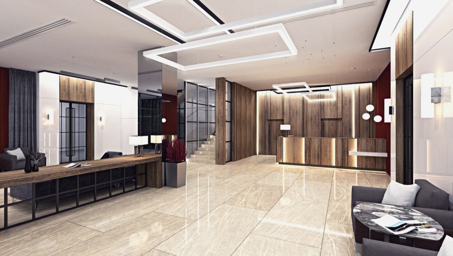 Гостиница в симс ресепшен