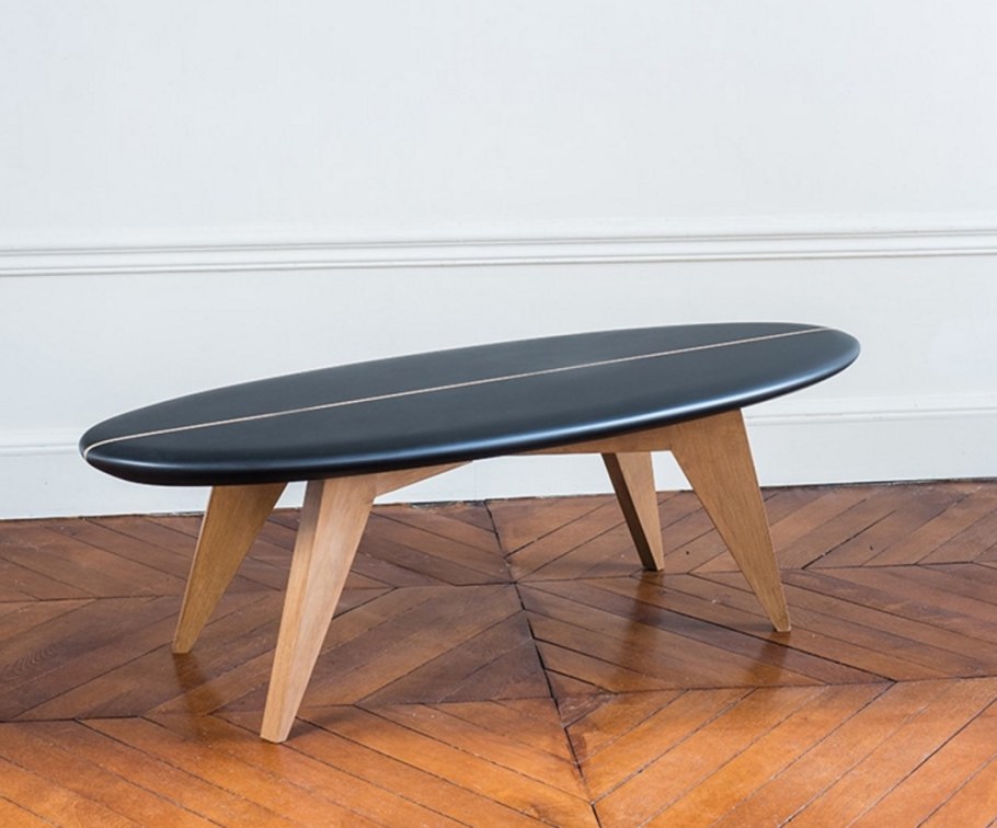 Журнальный стол серфинг грецкий орех