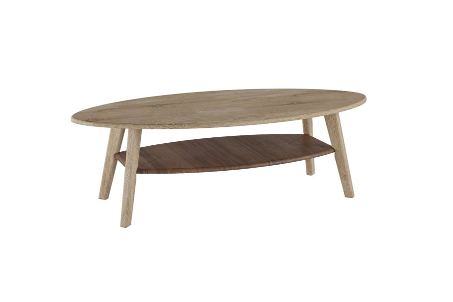 Стол журнальный серфинг дуб сонома/Акация