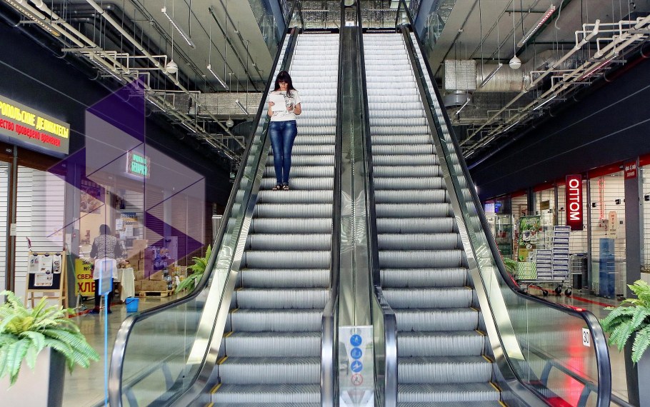 Фуд Сити Москва эскалатор
