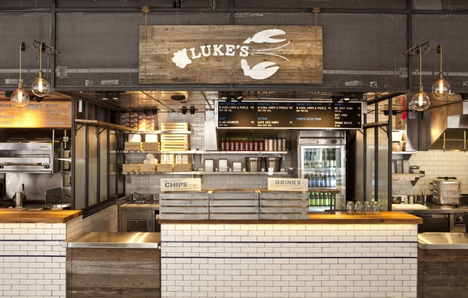 Фаст фуд на открытой кухни