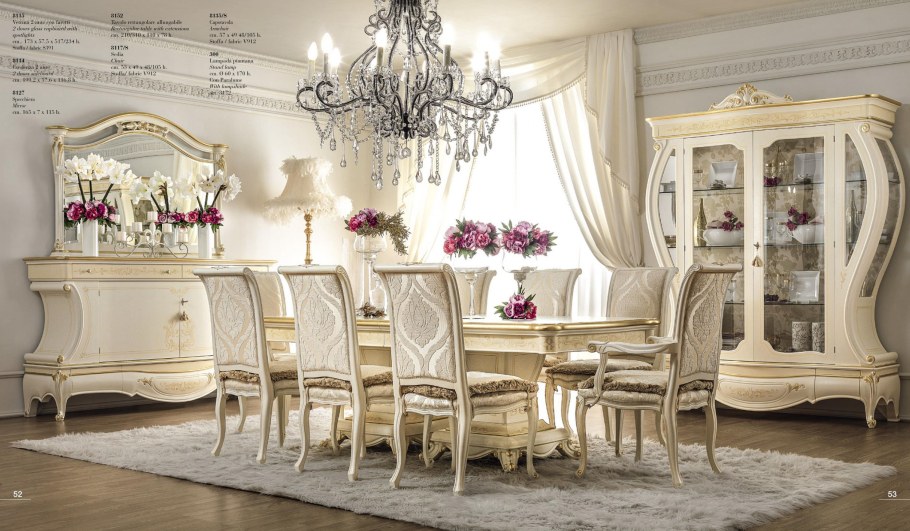 Итальянская гостиная Napoleone laccato фабрики Antonelli Moravio