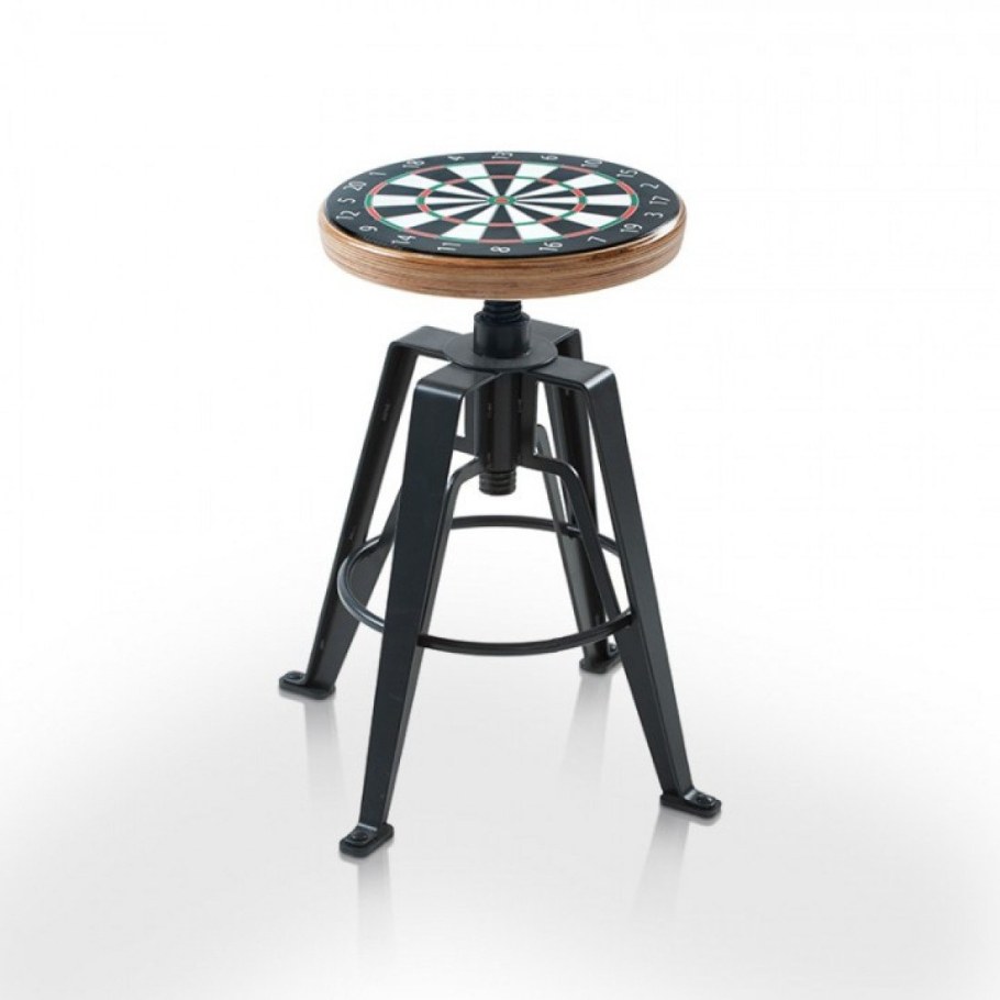 Табурет винтовой в стиле лофт