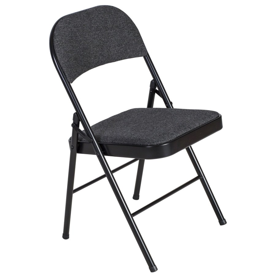 Стул складной 450х300мм бежевый иск.кожа/металл