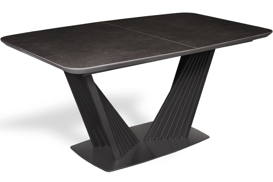 Стол обеденный Mozart 160-antr антрацит