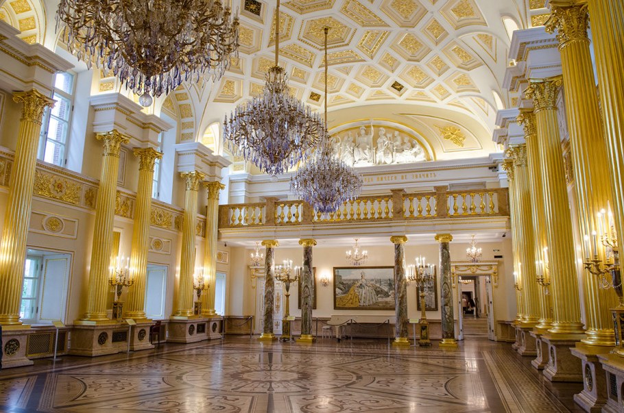 Царицынский дворец Екатерининский зал