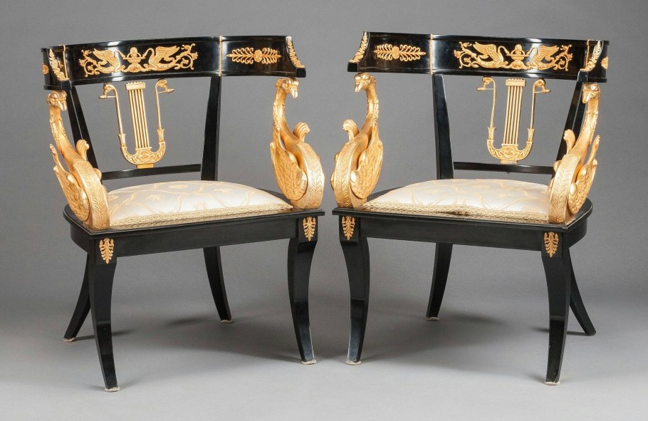 Ампир в мебели 19 века