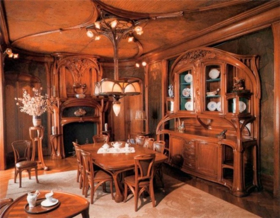 Эжен Валлен столовая 1900