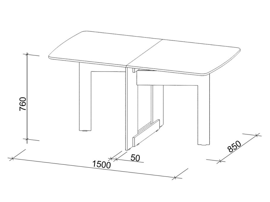БТМ стол книжка СТК 003