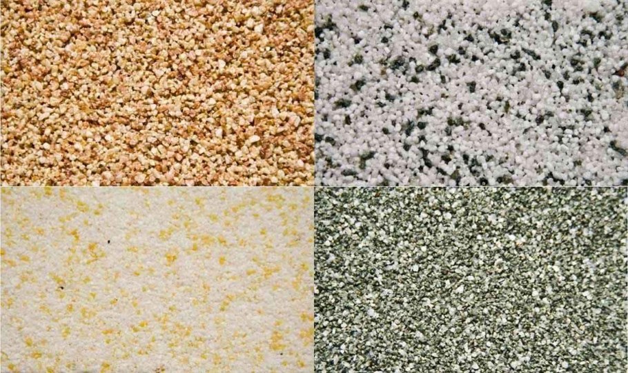 Стена фасадная штукатурка камешковая