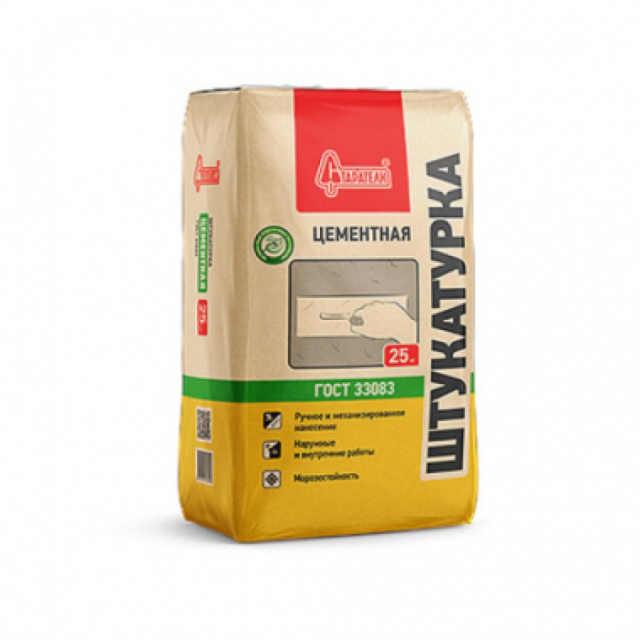 Штукатурка Старатели цементная, 25 кг
