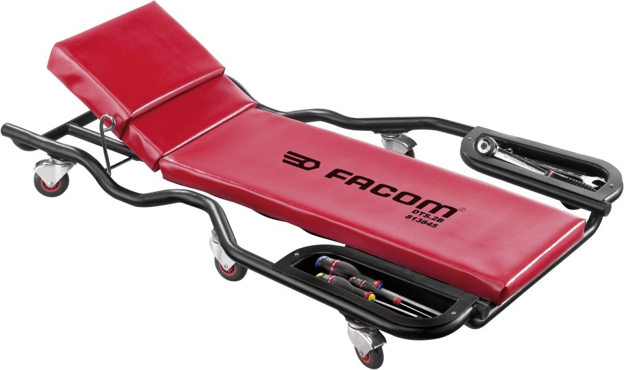 Лежак подкатной металлический