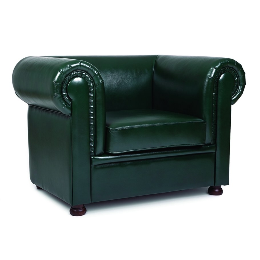 Кресло Честер зеленое