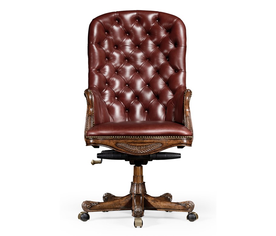 Кожаное кресло руководителя Chesterfield