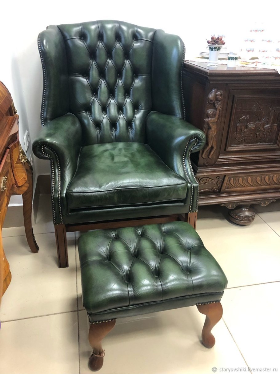Английское кресло Честерфилд