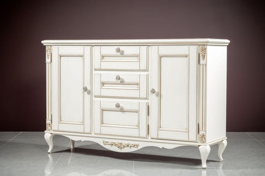 Комод Неаполь(слоновая кость)