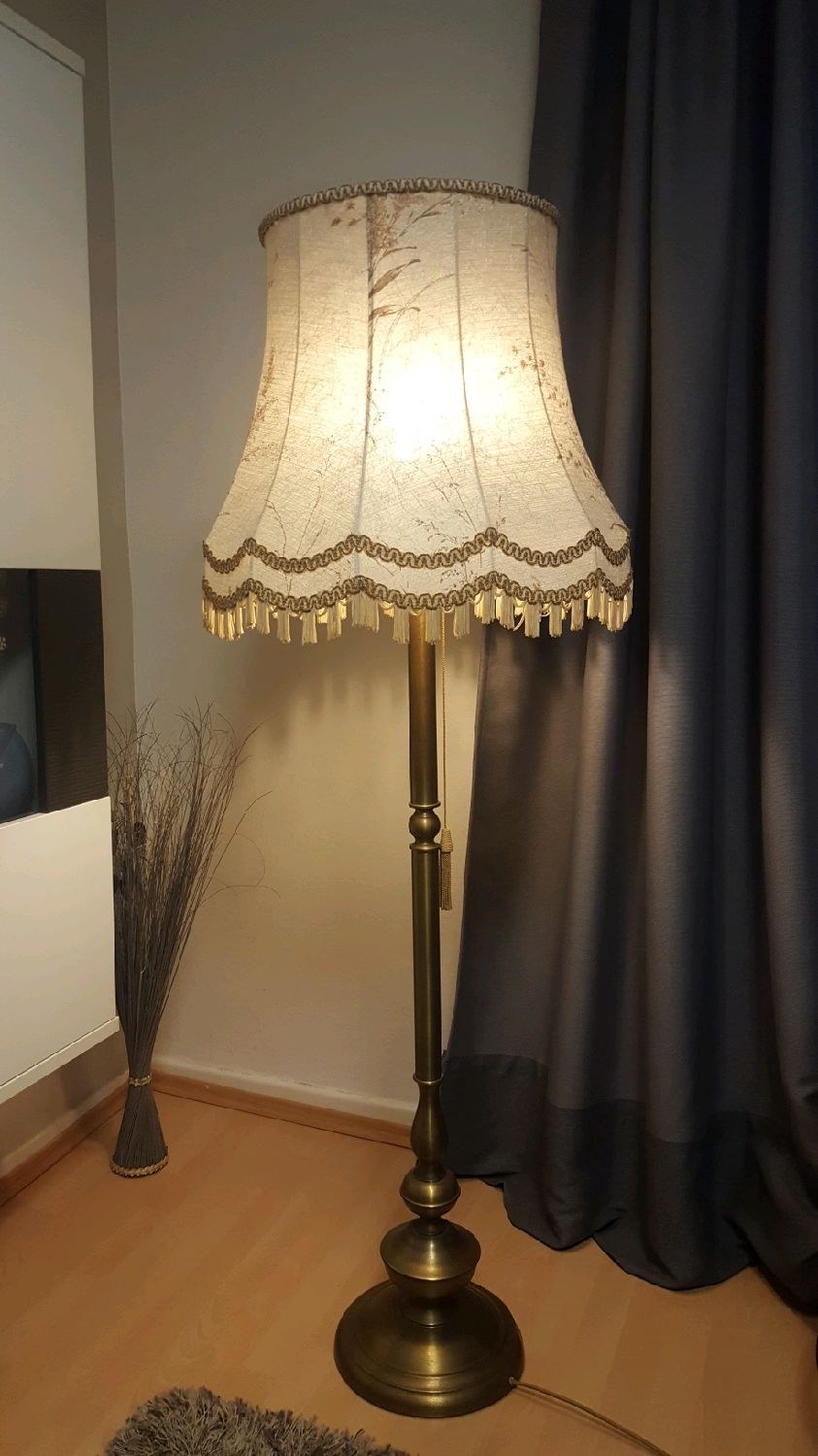 Торшер с абажуром 24-43ф/14477с старый Арбат