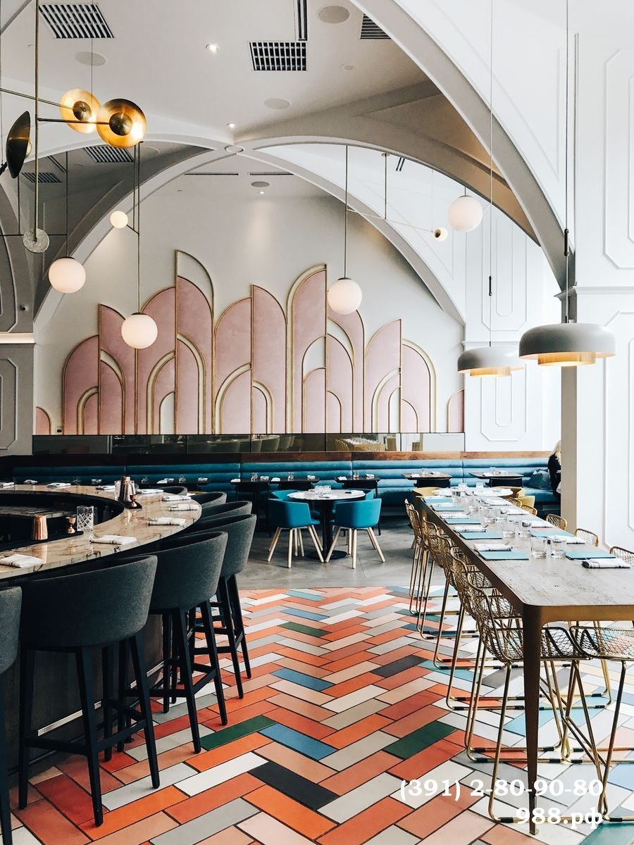 Кафе в стиле арт деко