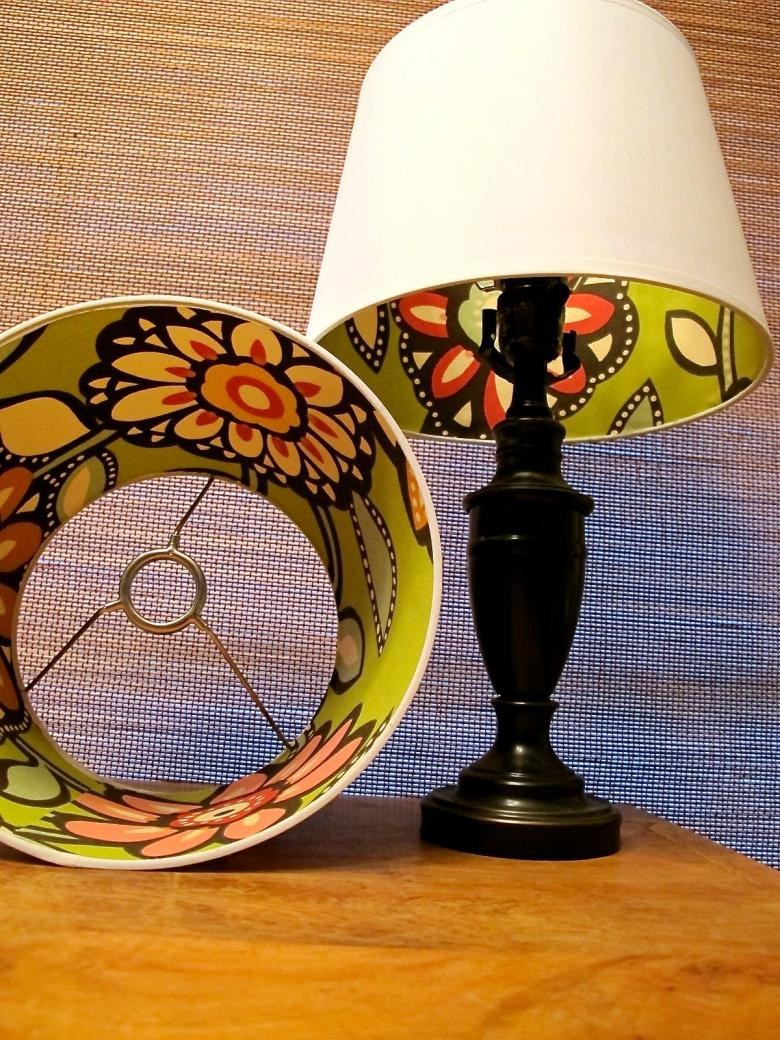 Лампа с абажуром