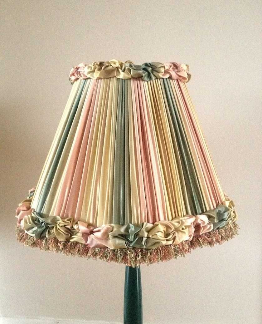 Декор абажура для торшера