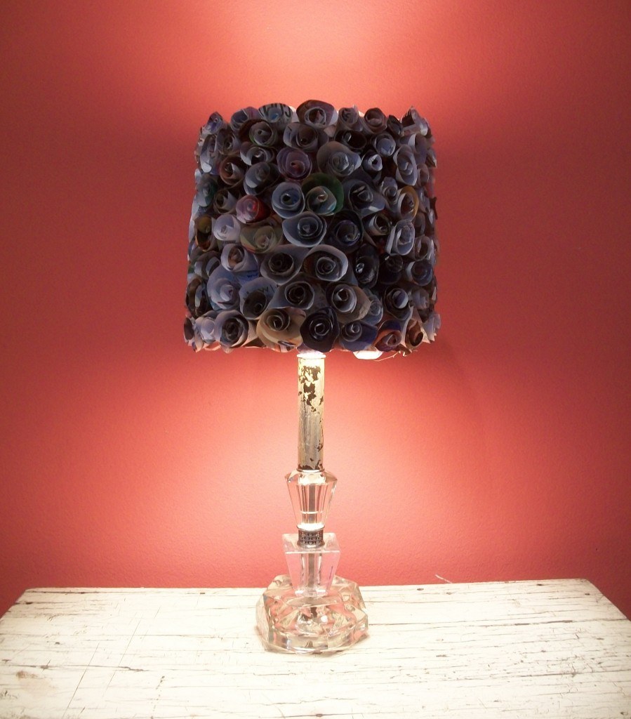 Необычный декор абажура