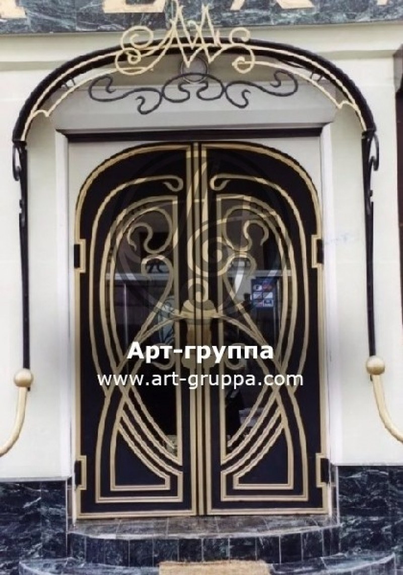 Ковка на дверь арт деко