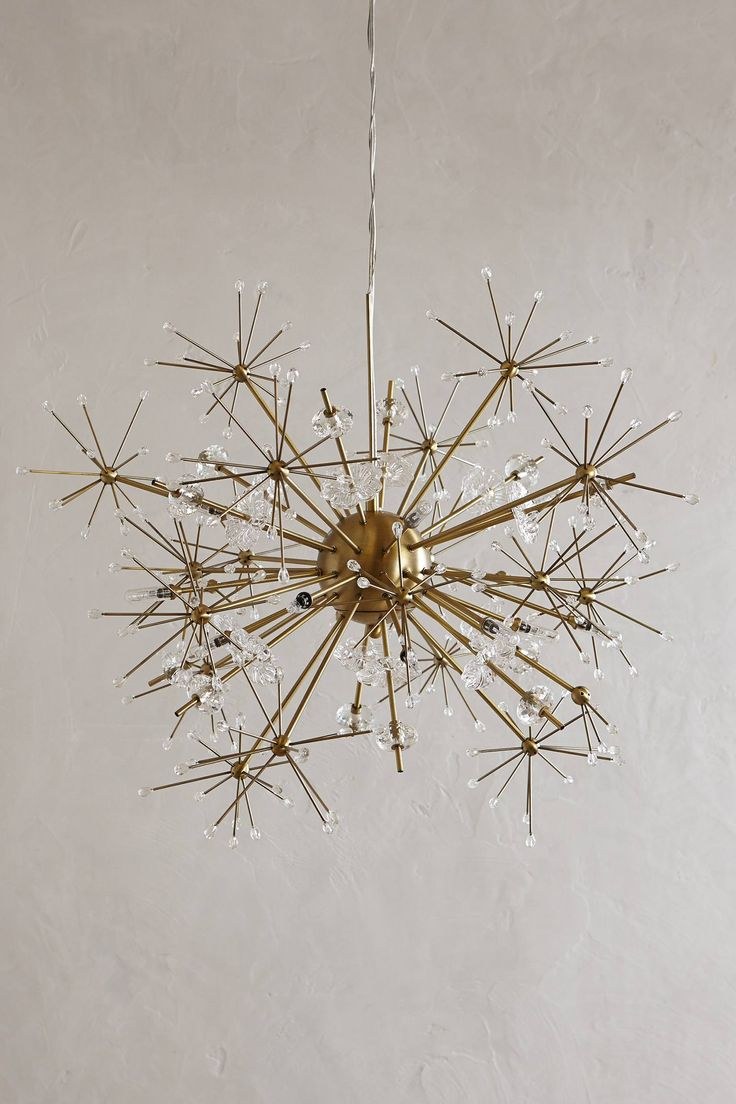 Потолочная люстра одуванчик из проволоки