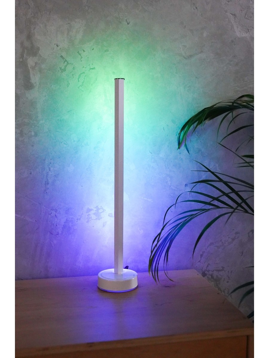 Напольная угловая РГБ лампа