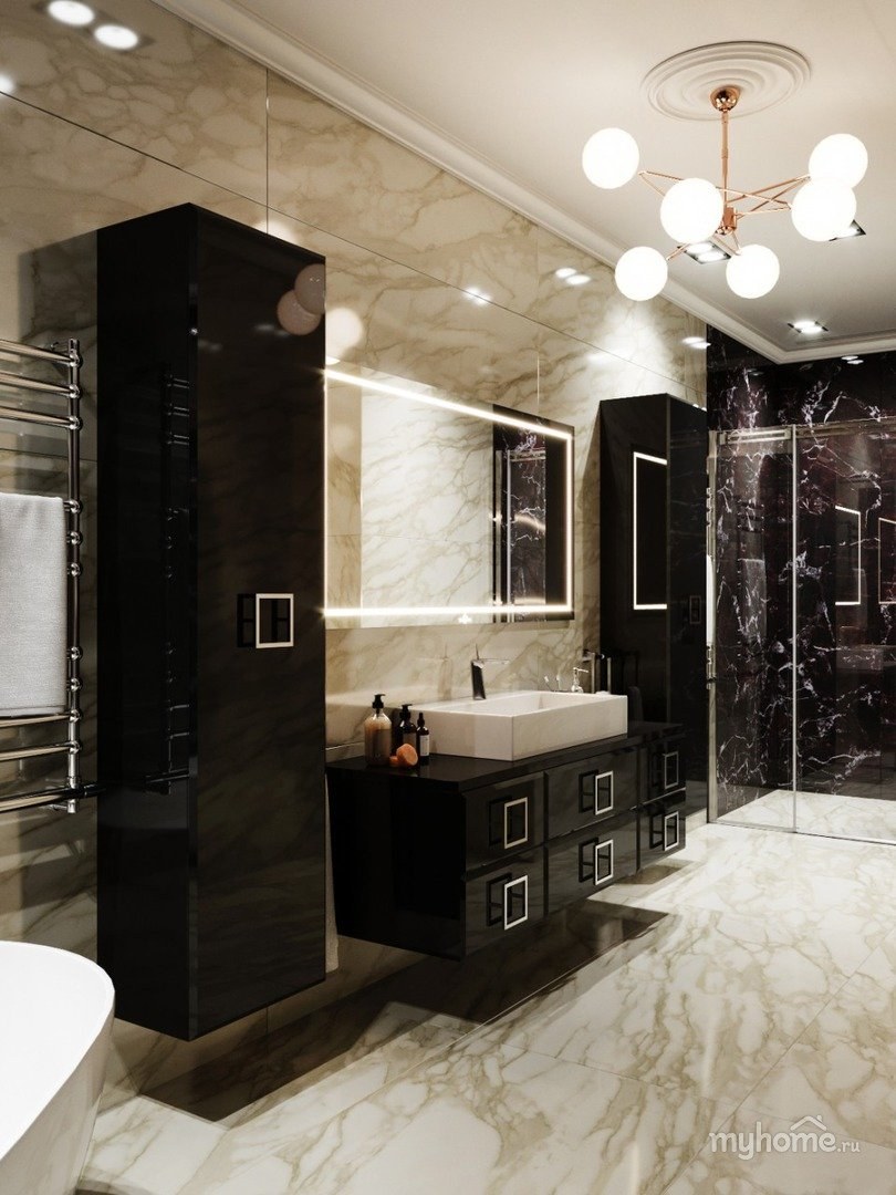 Ванна в стиле арт деко