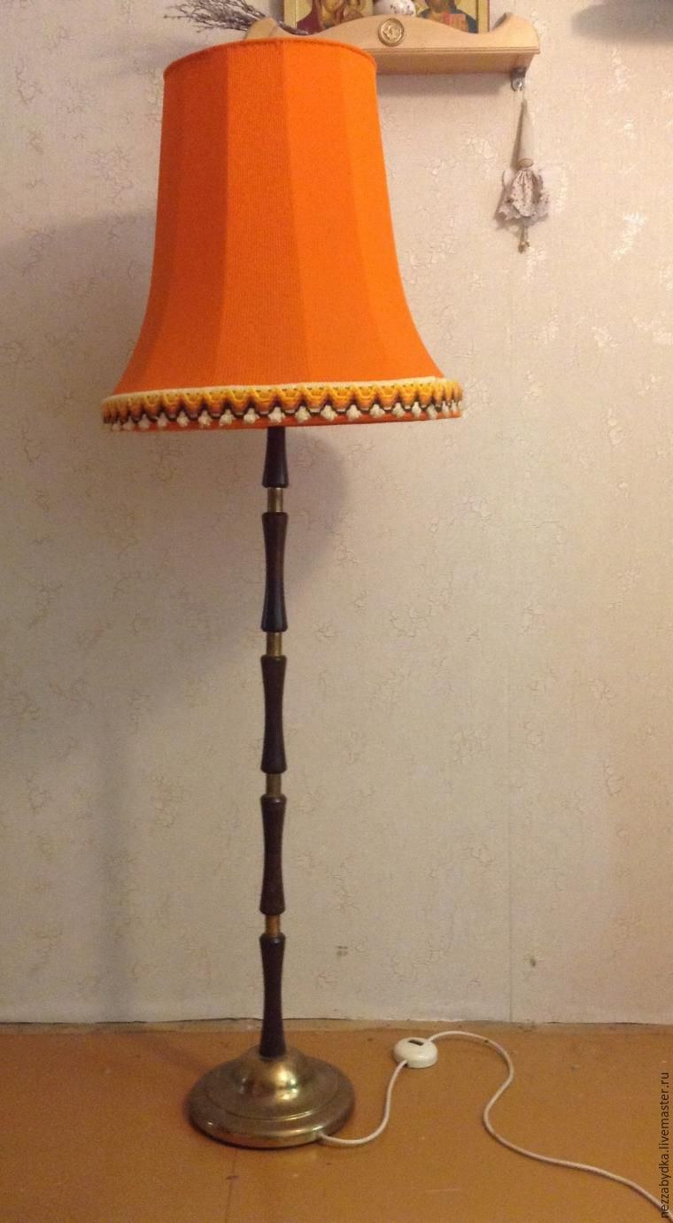 Советский торшер напольный