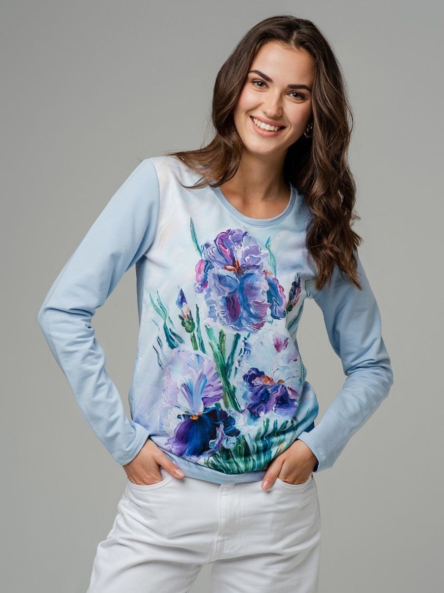 Пейчворк на кофте из футера фото