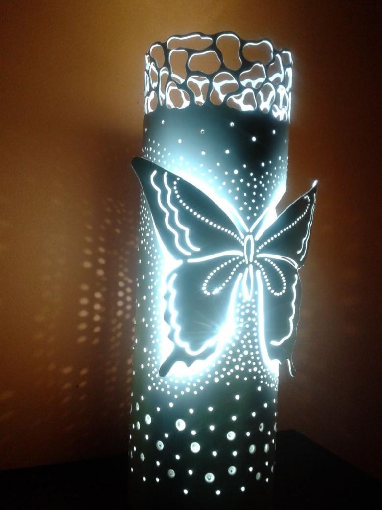 Ночник из труб