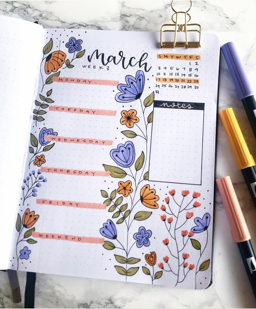 Bullet Journal ежедневник