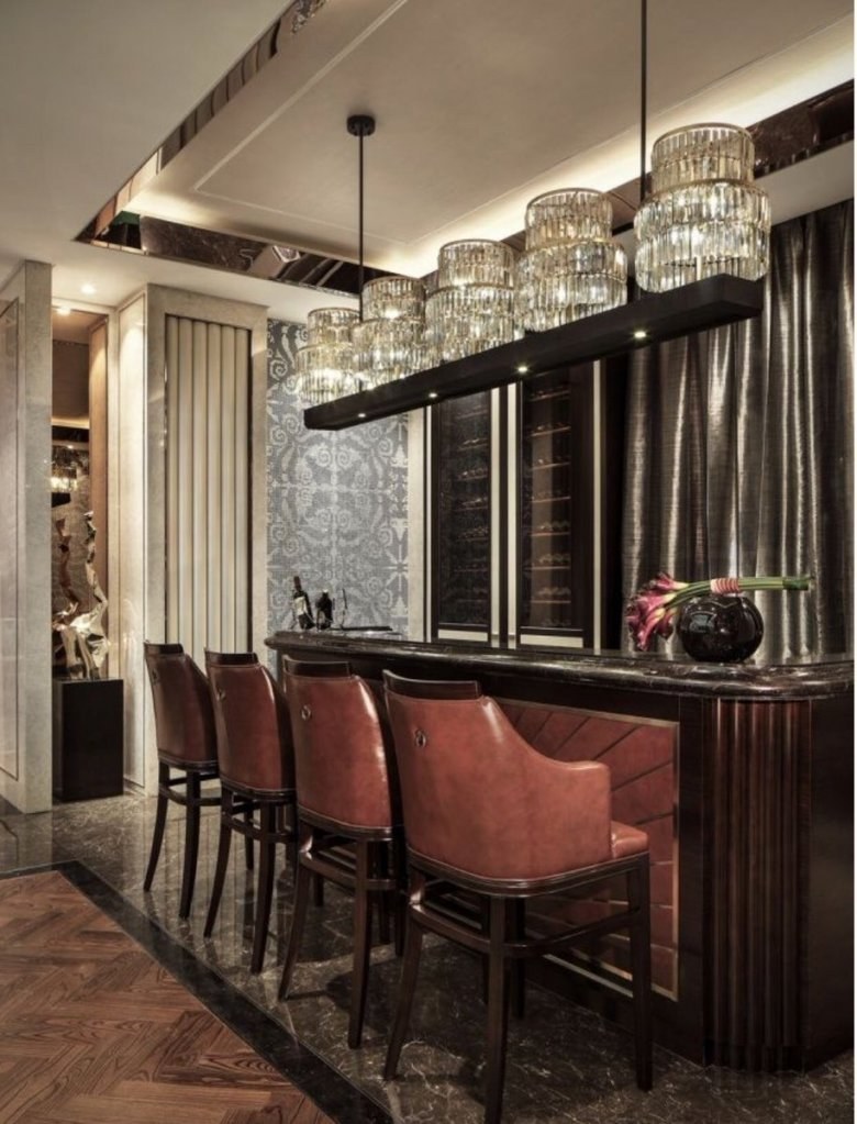 Арт деко интерьер ресторана