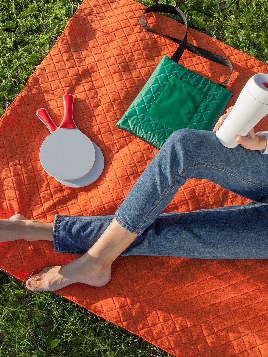 Плед на природе