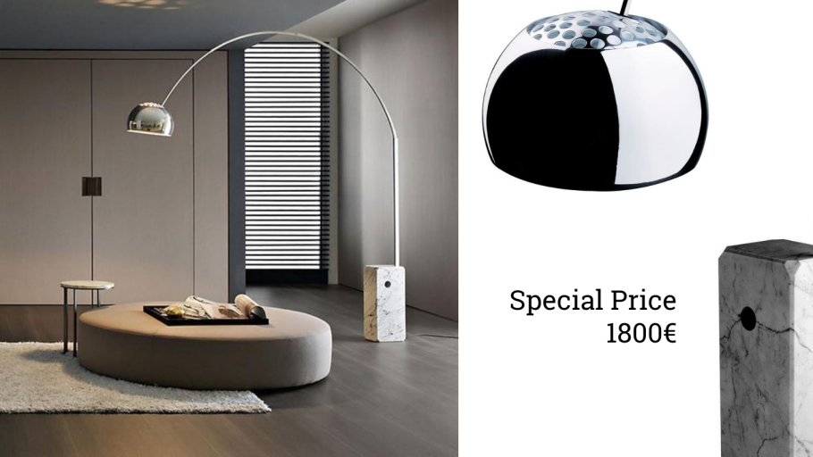 Торшер Arco, Flos, 1962