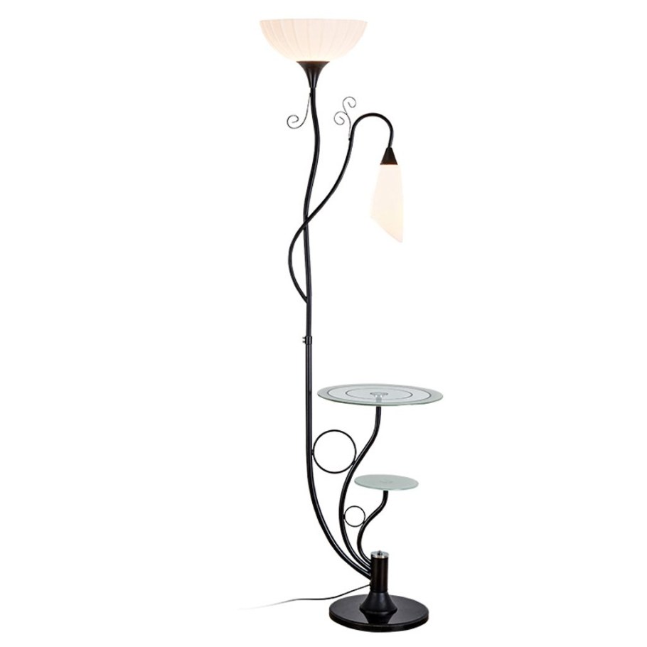 Торшер с подставкой