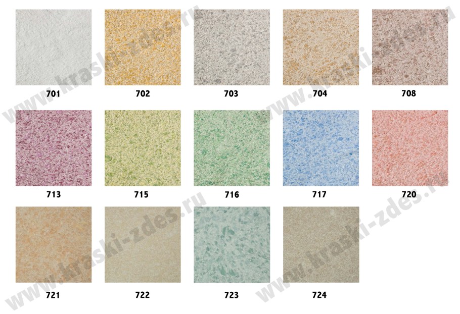 Силк Пластер палитра