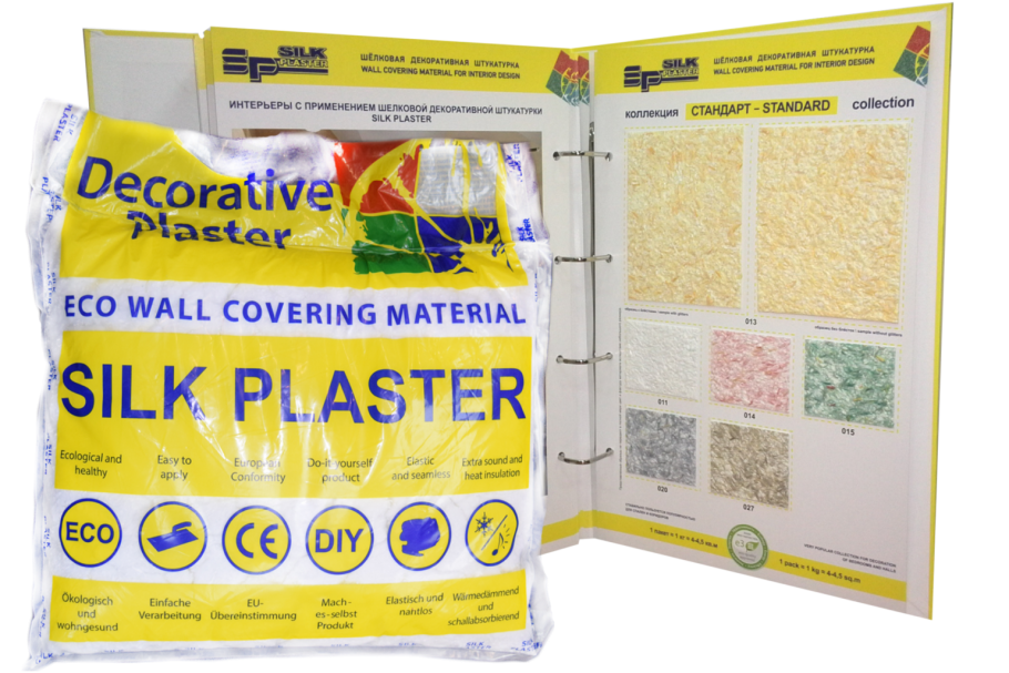 Жидкий обой этикетка