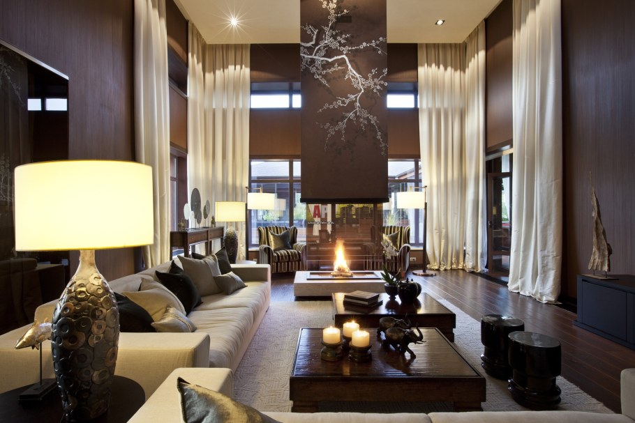 Роскошный современный интерьер