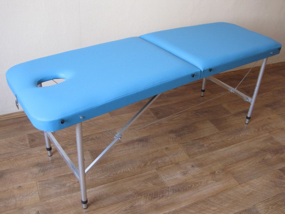 Массажный стол 180х60 3х-секционная черный