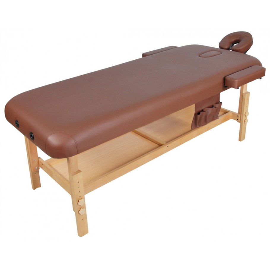 Стационарный массажный стол деревянный Fix-mt2 (МСТ-31л)