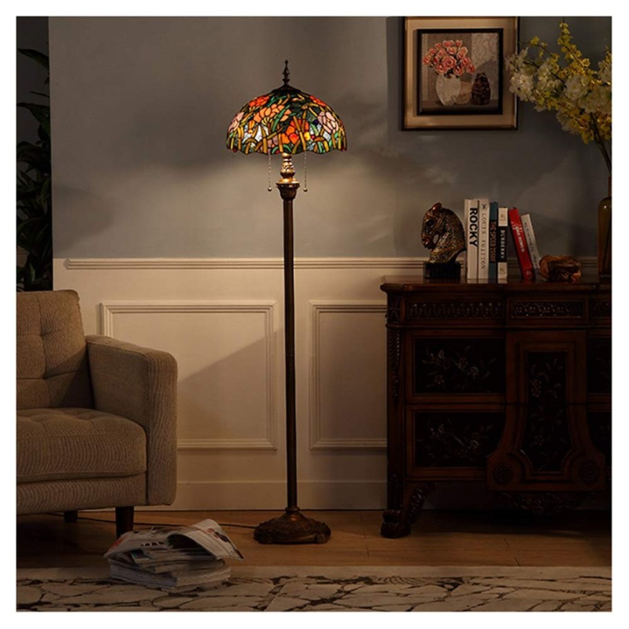 Торшер ретро напольный