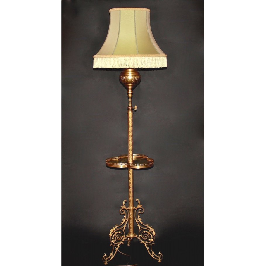 Торшер бронза Оникс антиквариат